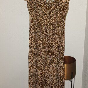 Leopard print jumper